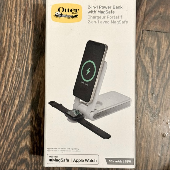 OtterBox 2-in-1 Power Bank/foldable stand with MagSafe - MFi (Apple) Approved - Picture 3 of 7